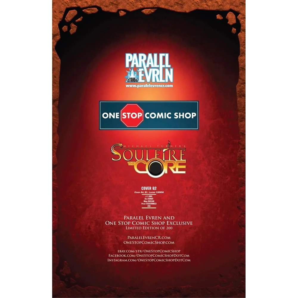 SOULFIRE THE CORE # 1 OSCS PARALEL EVREN EXCLUSIVE LEVEND ÇANGA VARIANT İMZALI