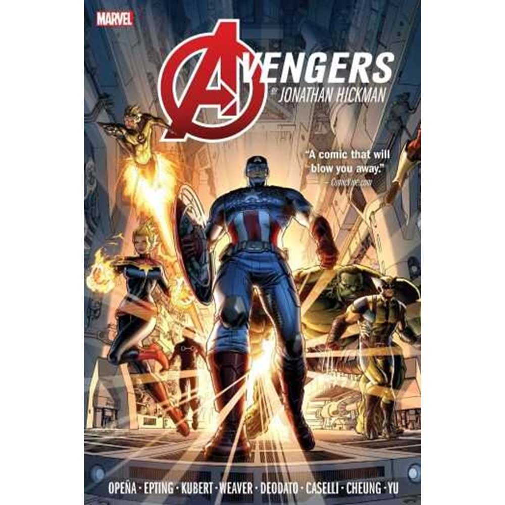 AVENGERS BY JONATHAN HICKMAN OMNIBUS VOL 1 HC WEAVER COVER