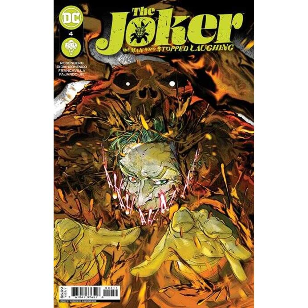 JOKER THE MAN WHO STOPPED LAUGHING # 4 COVER A CARMINE DI GIANDOMENICO