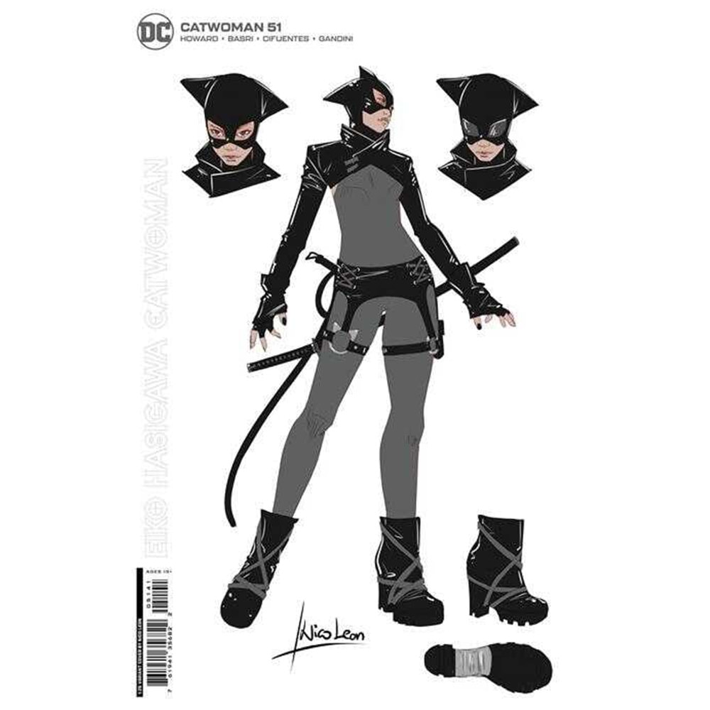 CATWOMAN (2018) # 51 COVER D 1:25 NICO LEON CARD STOCK VARIANT