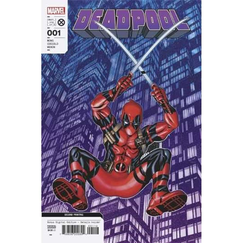 DEADPOOL (2022) # 1 SECOND PRINTING