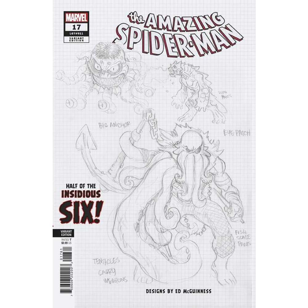 AMAZING SPIDER-MAN (2022) # 17 MCGUINNESS DESIGN VARIANT