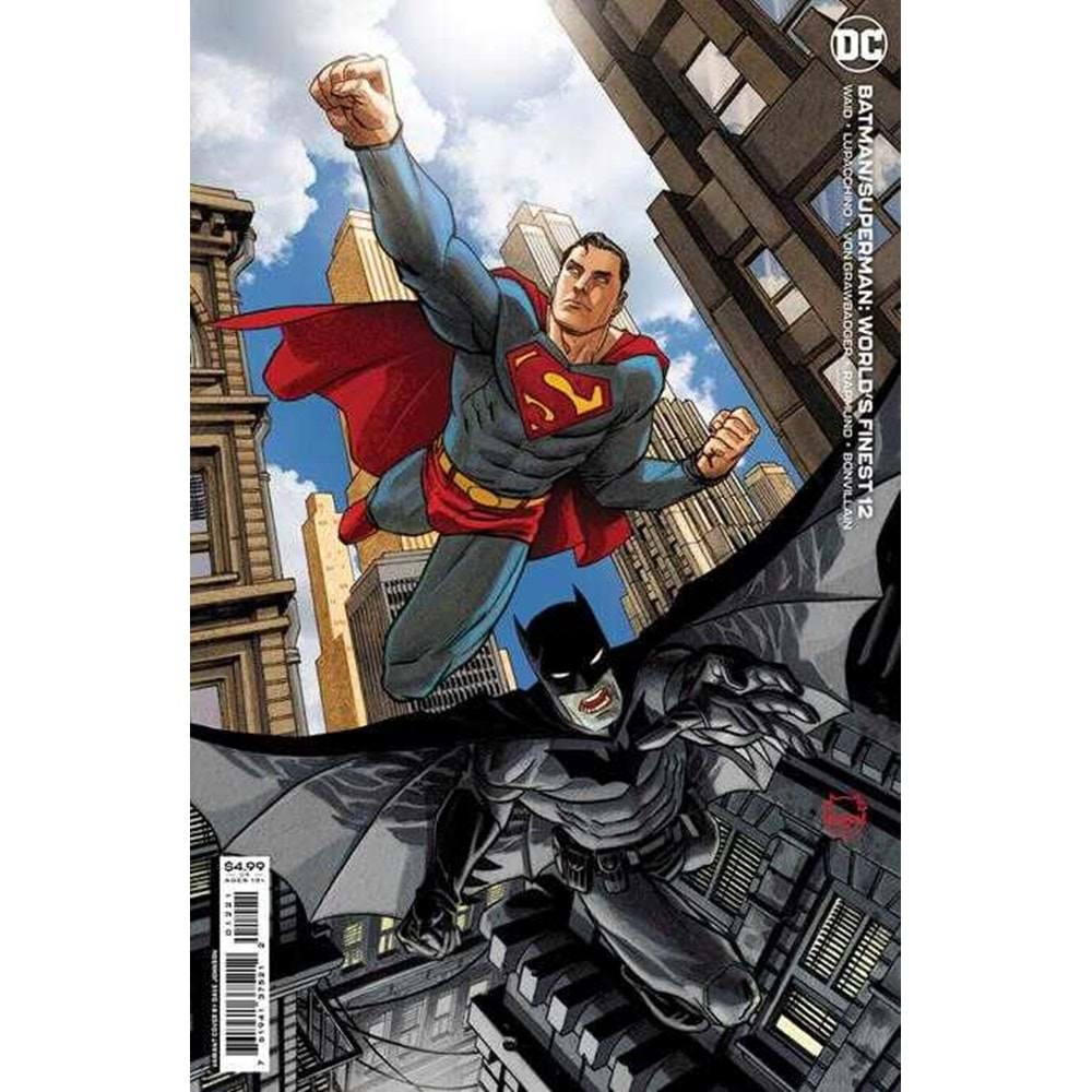 BATMAN SUPERMAN WORLDS FINEST (2022) # 12 COVER B DAVE JOHNSON CARD STOCK VARIANT