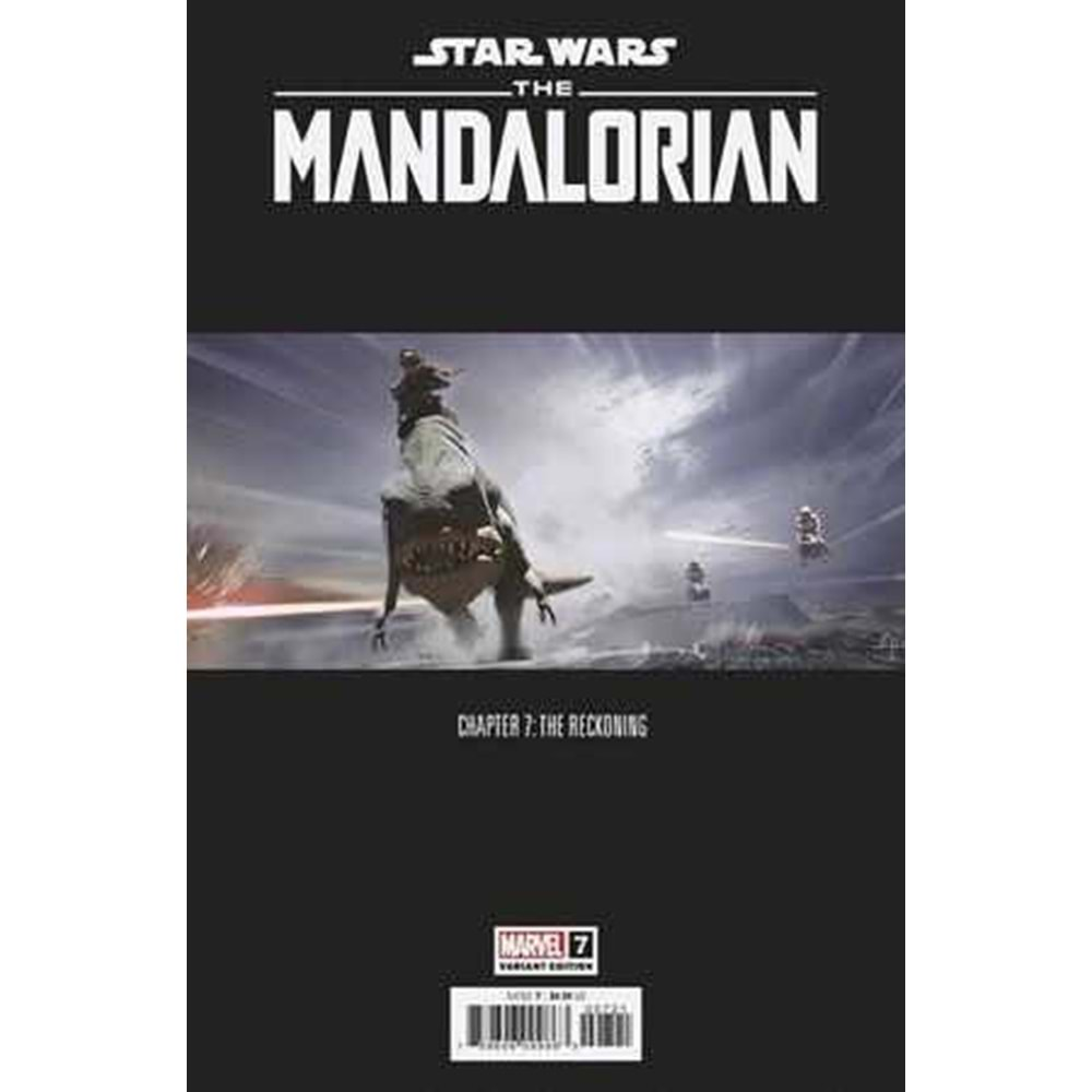 STAR WARS MANDALORIAN # 7 CONCEPT ART VARIANT