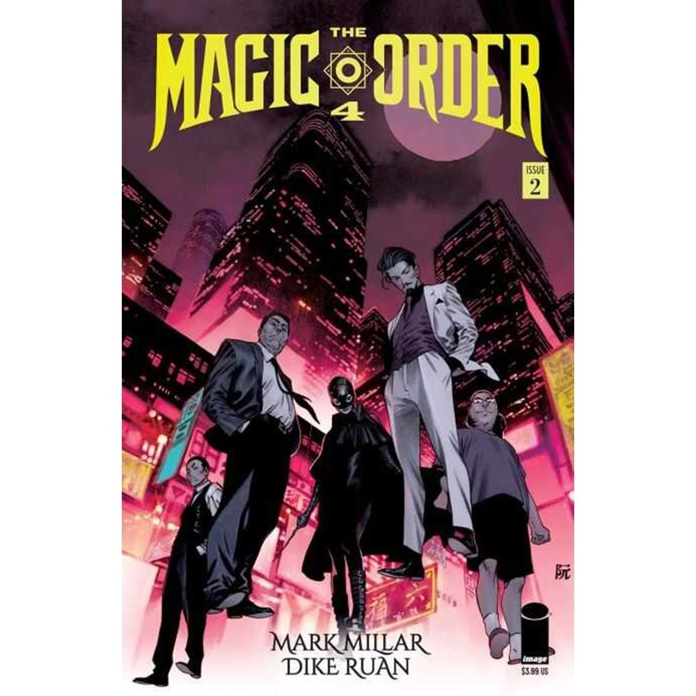 MAGIC ORDER 4 # 2 COVER A RUAN