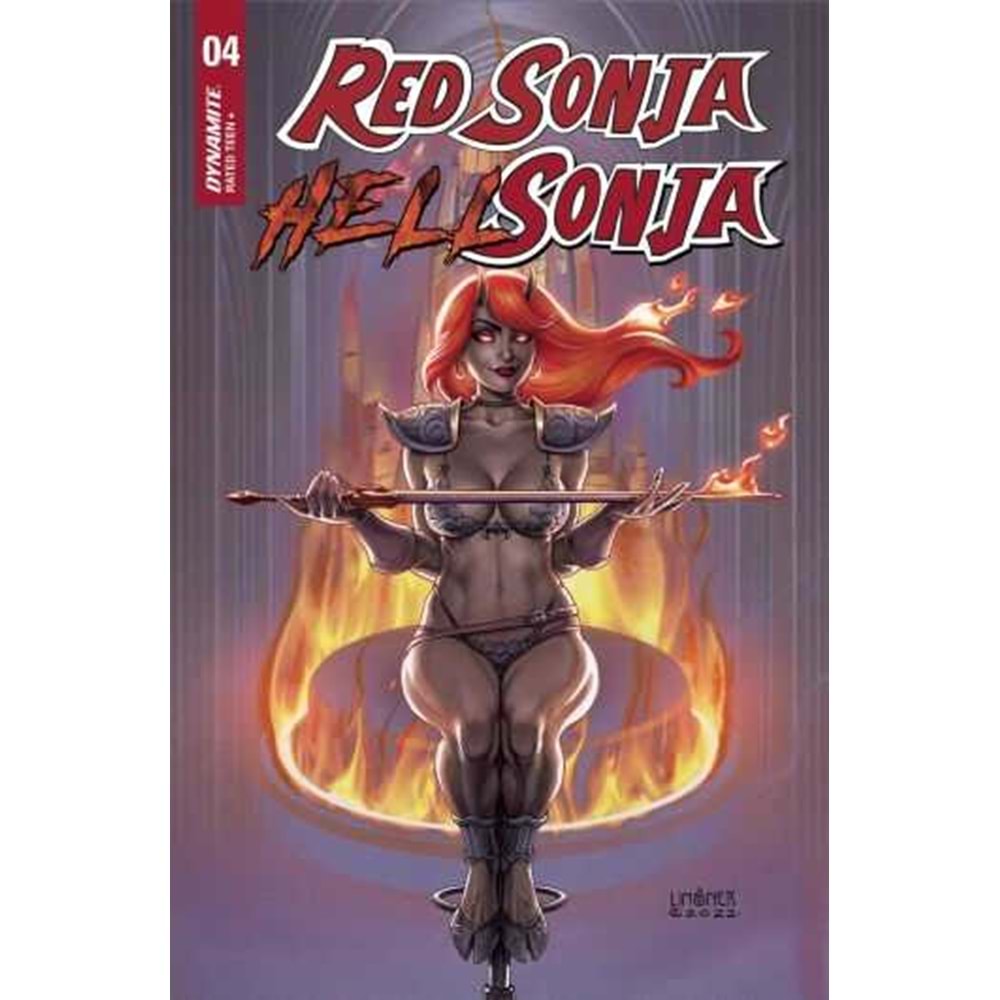 RED SONJA HELL SONJA # 4 COVER A LINSNER