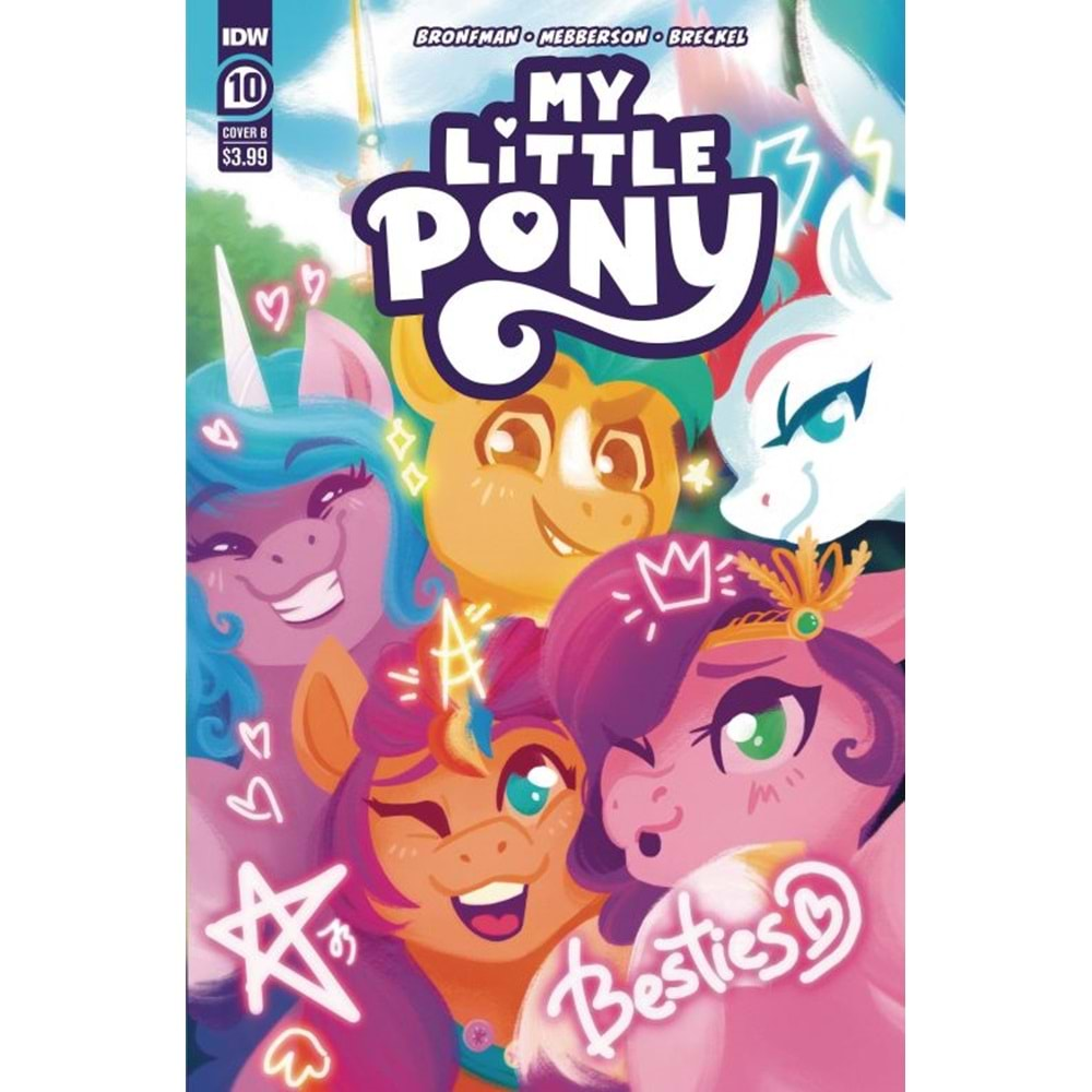 MY LITTLE PONY # 10 COVER A MEBBERSON