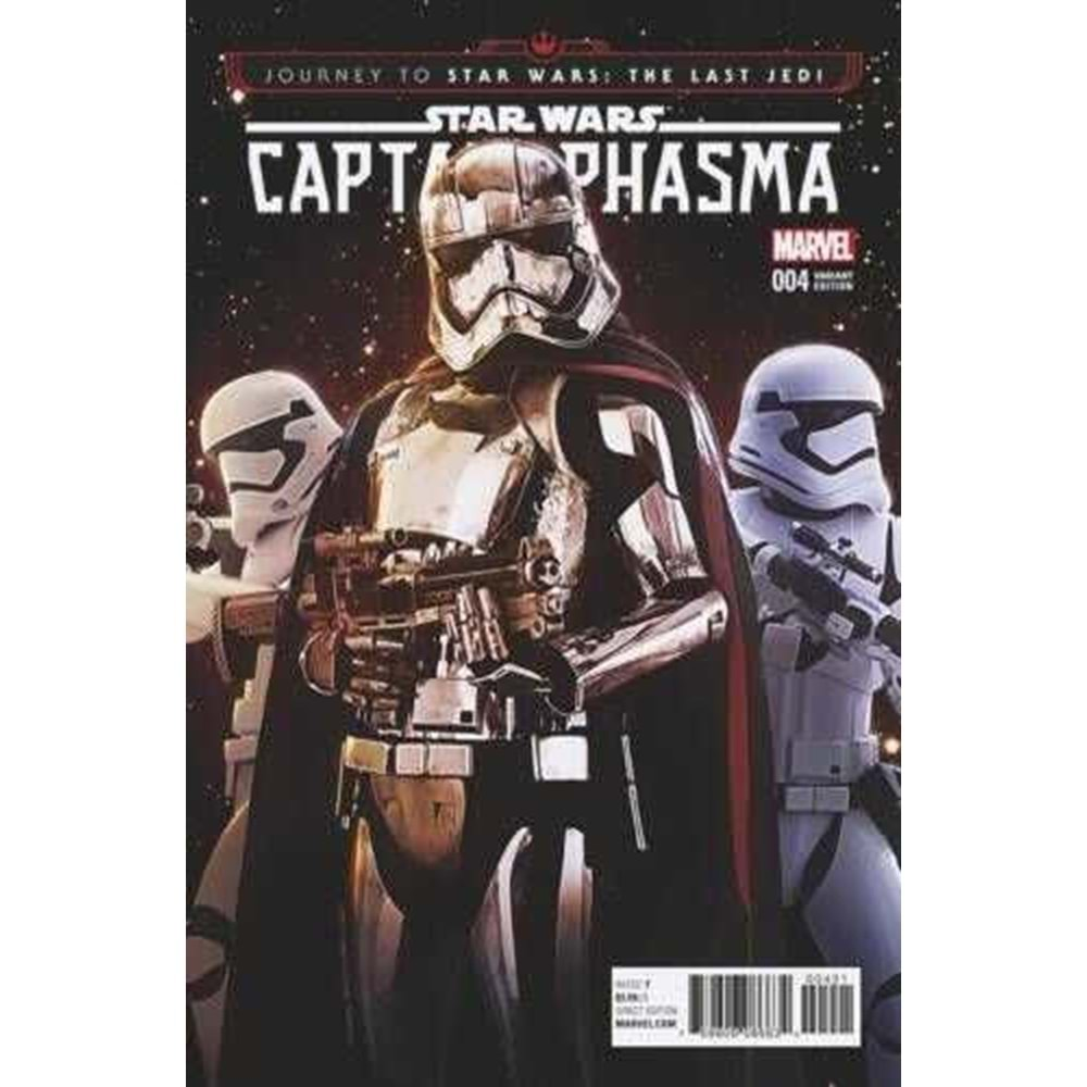 JOURNEY TO STAR WARS THE LAST JEDI CAPTAIN PHASMA # 4 1:15 MOVIE VARIANT