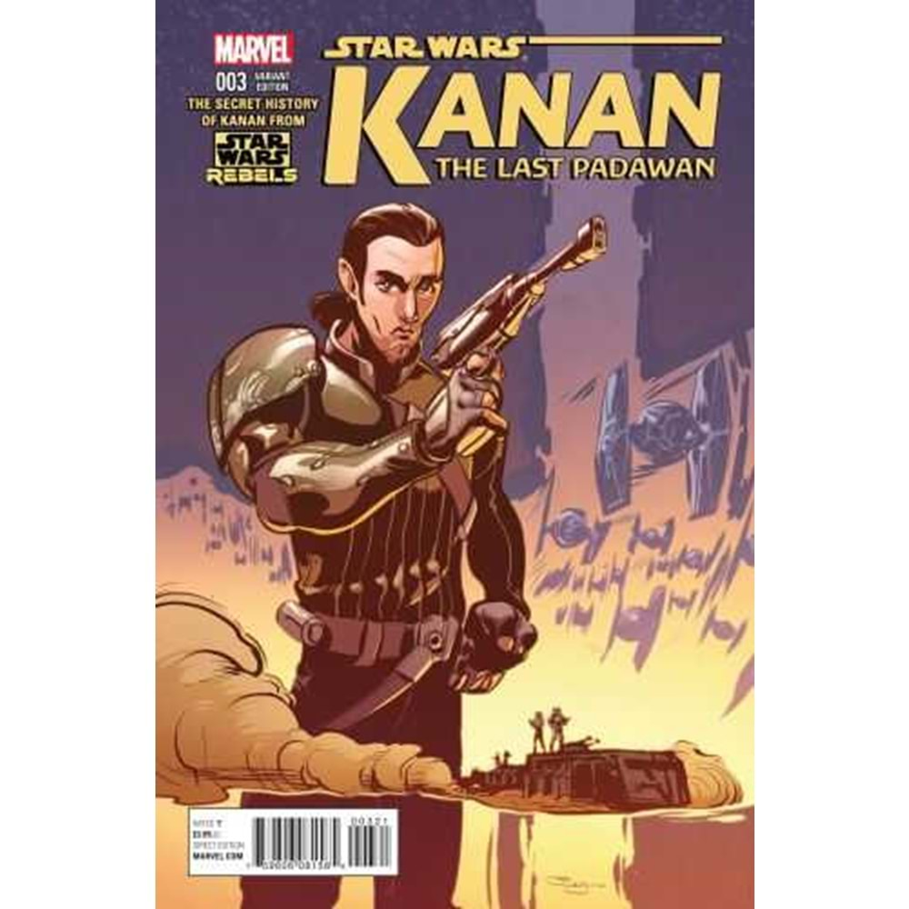 STAR WARS KANAN THE LAST PADAWAN # 3 1:25 BOSCO NG VARIANT