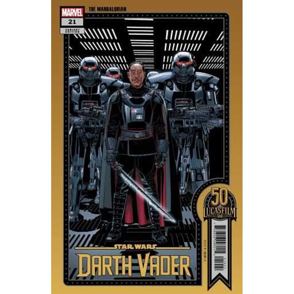 STAR WARS DARTH VADER (2020) # 21 SPROUSE LUCASFILM 50TH ANNIVERSARY VARIANT