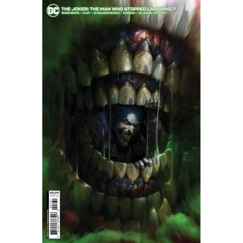 JOKER THE MAN WHO STOPPED LAUGHING # 7 COVER C FRANCESCO MATTINA VARIANT