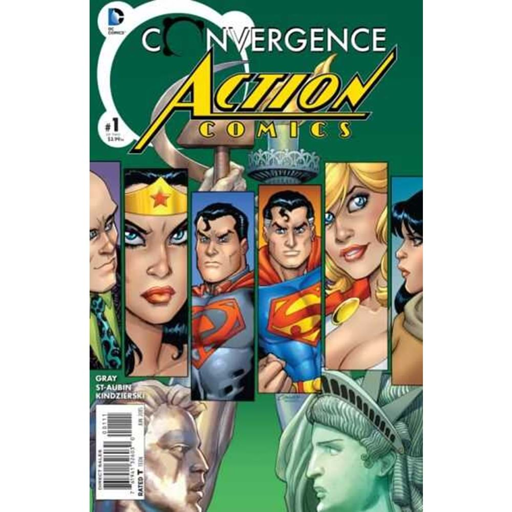 CONVERGENCE ACTION COMICS # 1-2 TAM SET