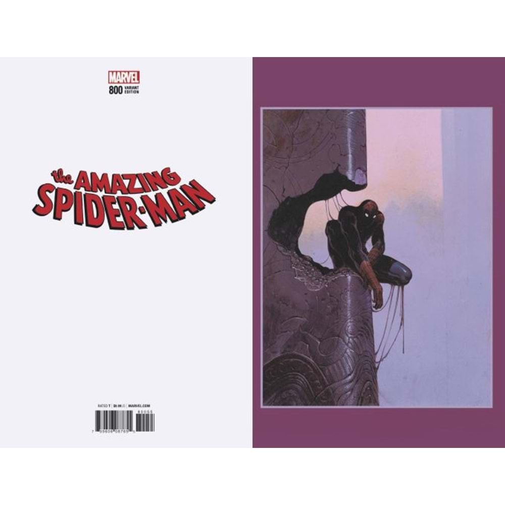 AMAZING SPIDER-MAN # 800 1:100 MOEBIUS VIRGIN VARIANT