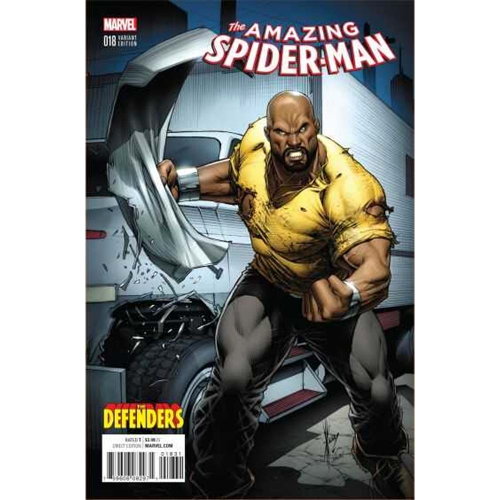 AMAZING SPIDER-MAN (2015) # 18 DEFENDERS VARIANT