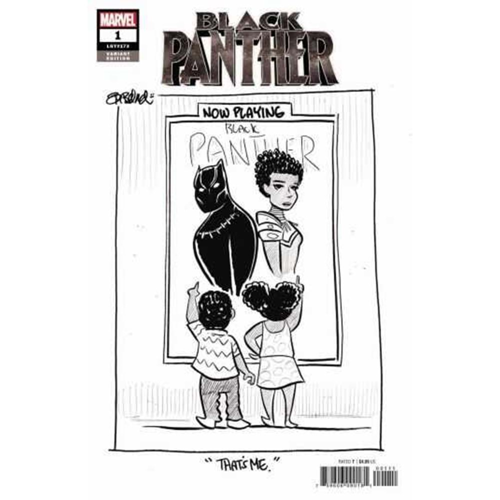 BLACK PANTHER (2018) # 1 COVER K SECOND PRINTING