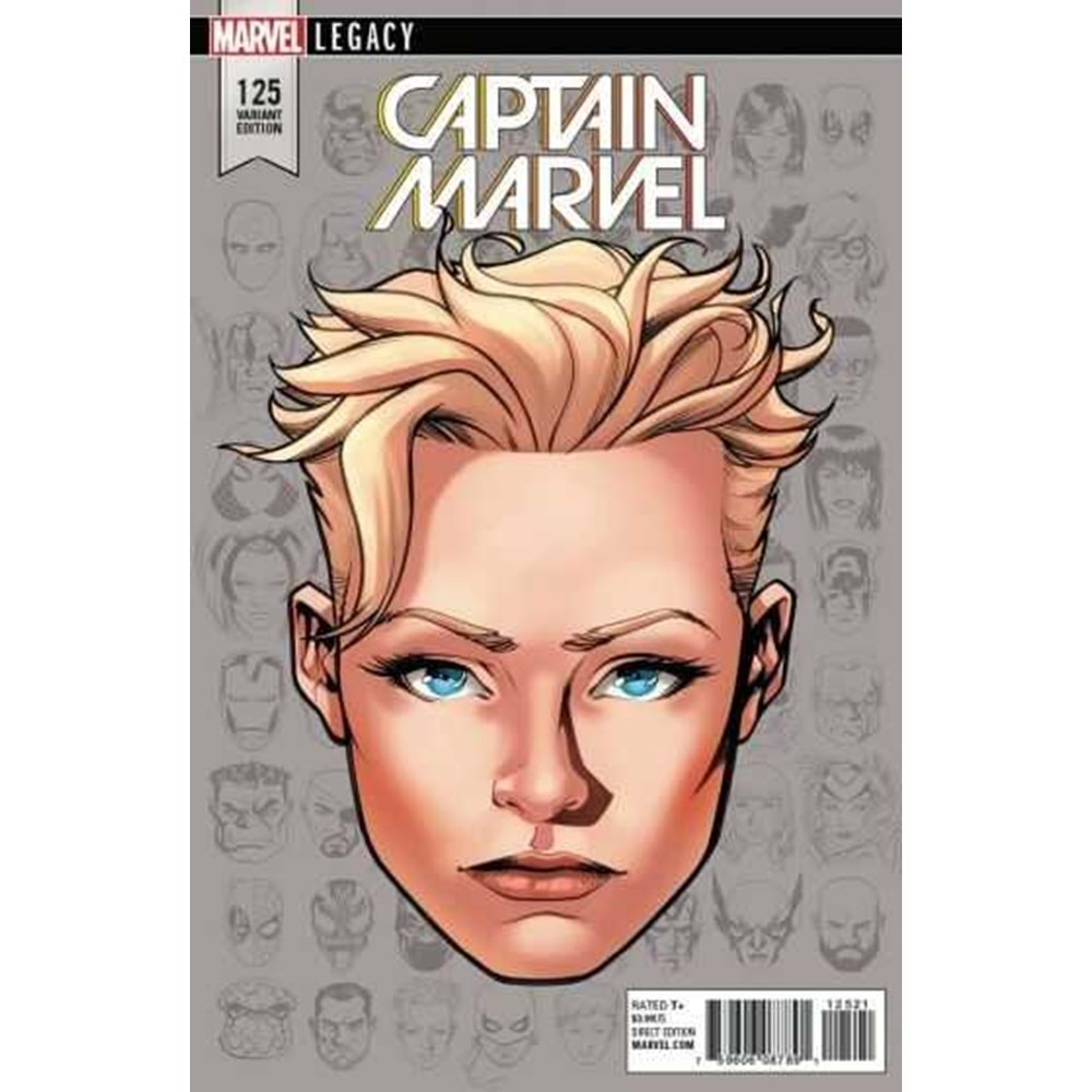 CAPTAIN MARVEL # 125 1:10 MCKONE HEADSHOT VARIANT