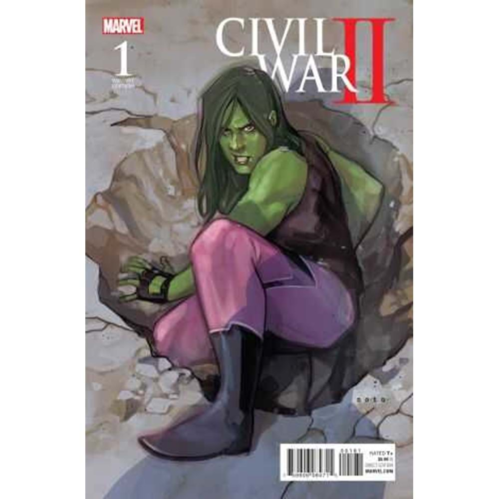 CIVIL WAR II # 1 NOTO SHE-HULK VARIANT