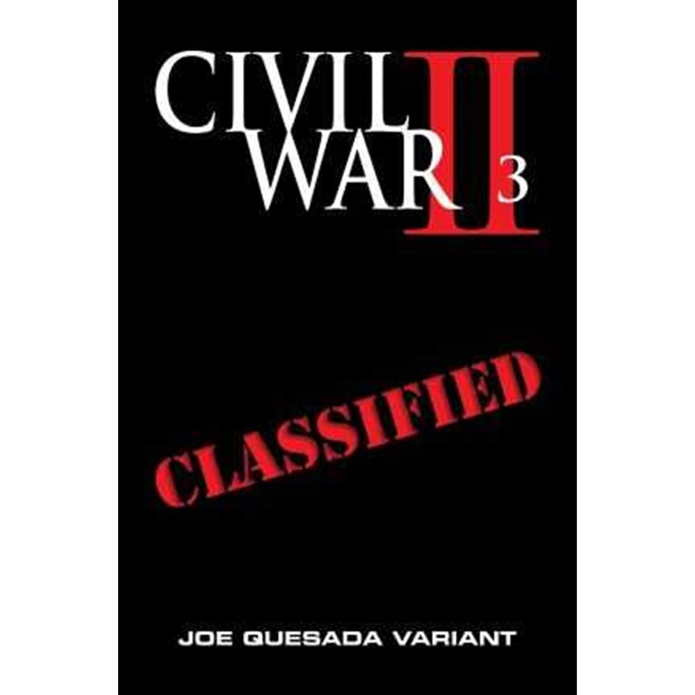 CIVIL WAR II # 3 QUESADA MIDNIGHT LAUNCH VARIANT