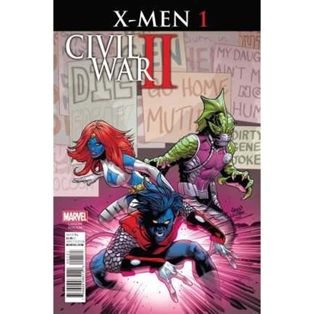 CIVIL WAR II X-MEN # 1 (OF 4) LAND VARIANT