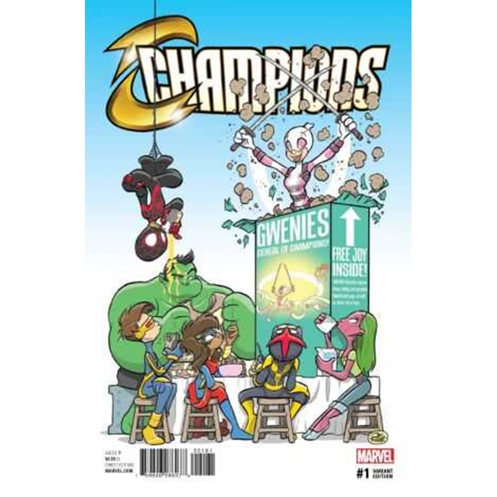 CHAMPIONS (2016) # 1 FOSGITT PARTY VARIANT