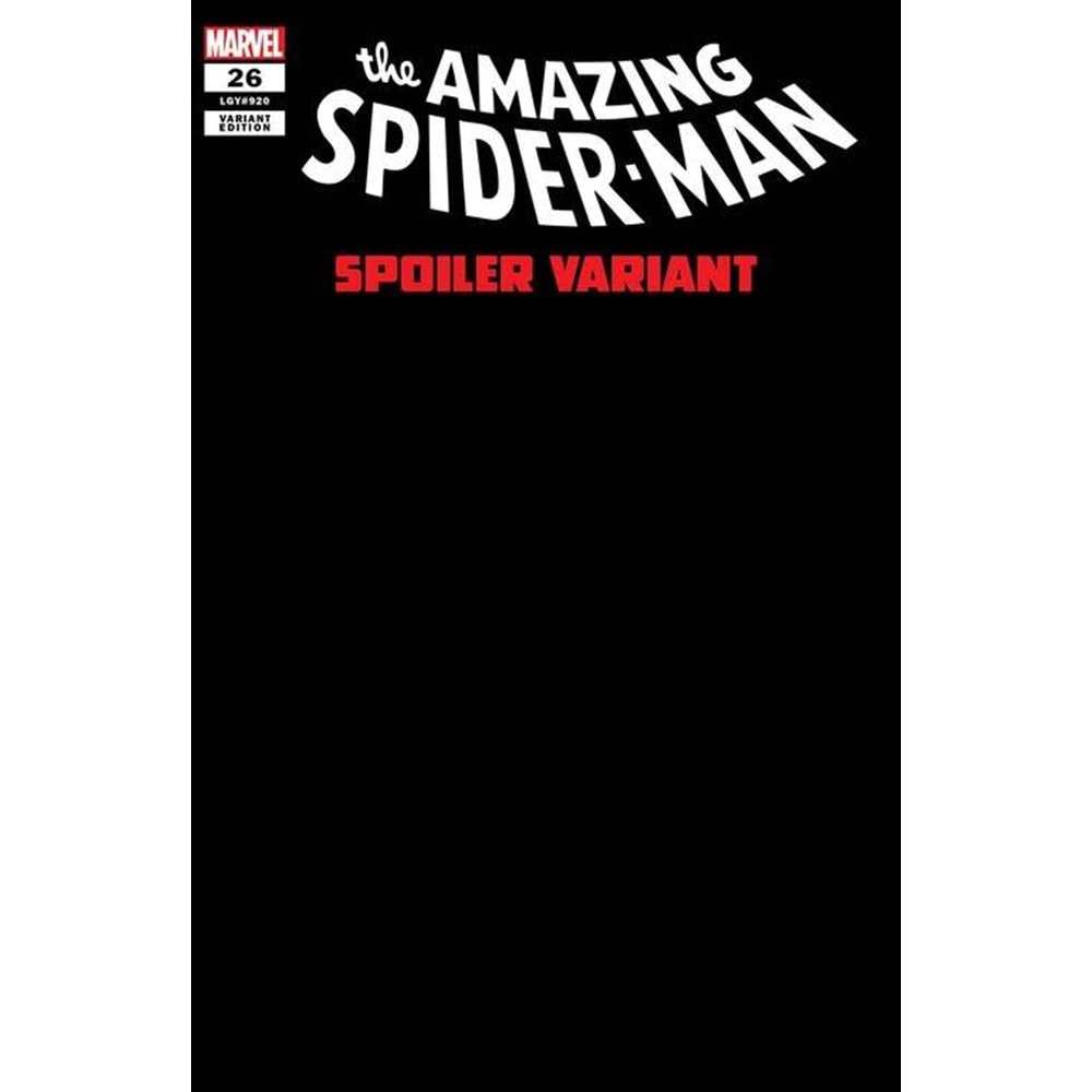 AMAZING SPIDER-MAN (2022) # 26 GARY FRANK SPOILER VARIANT