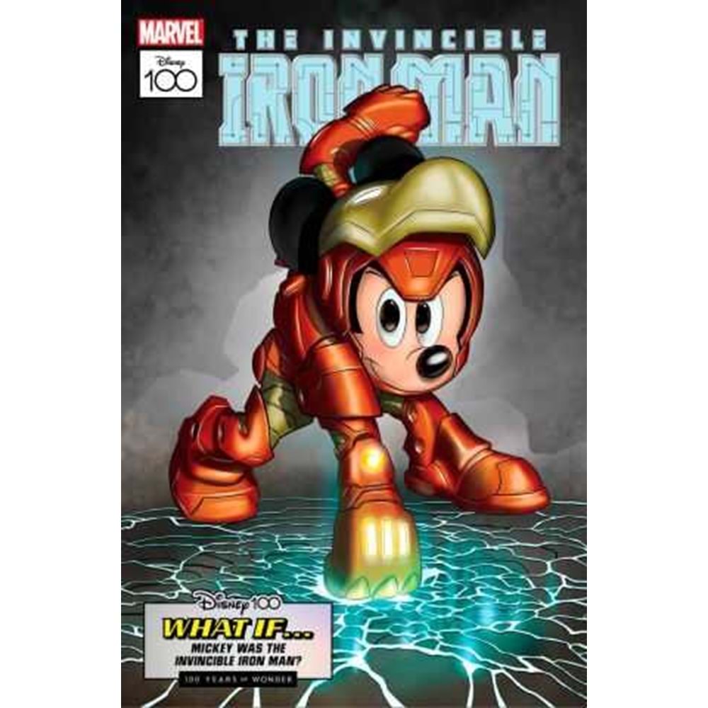 AMAZING SPIDER-MAN (2022) # 27 CLAUDIO SCIARRONE DISNEY100 INVINCIBLE IRON MAN VARIANT