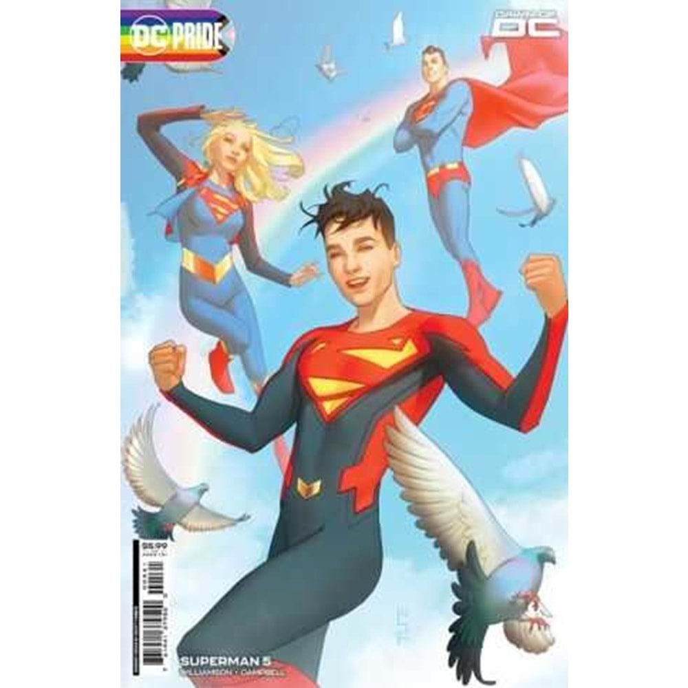 SUPERMAN (2023) # 5 COVER D W SCOTT FORBES DC PRIDE CARD STOCK VARIANT
