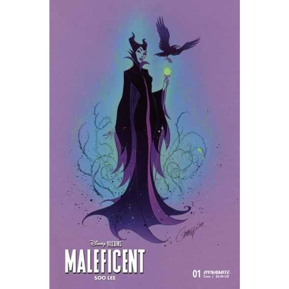 DISNEY VILLAINS MALEFICENT # 1 COVER V FOC J. SCOTT CAMPBELL ORIGINAL VARIANT