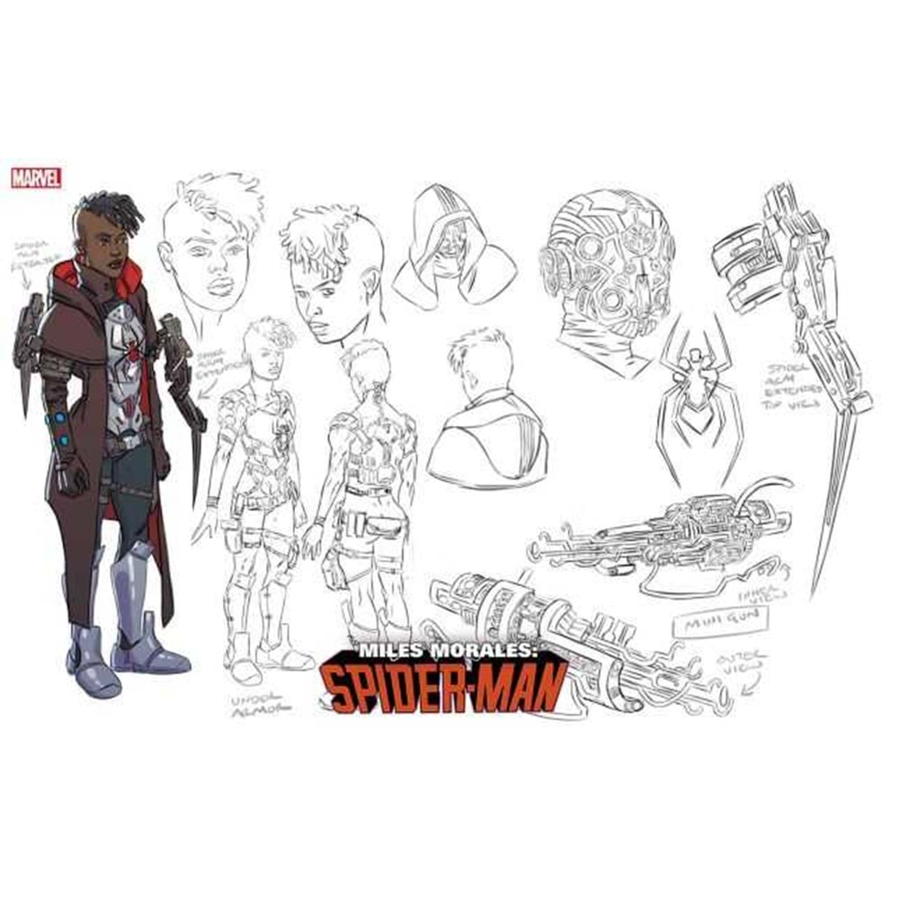 MILES MORALES SPIDER-MAN (2019) # 38 1:10 ALLEN DESIGN VARIANT