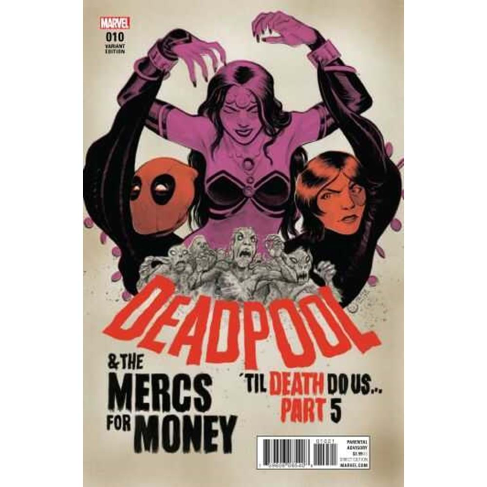 DEADPOOL & THE MERCS FOR MONEY (SECOND SERIES) # 10 CROOK POSTER VARIANT