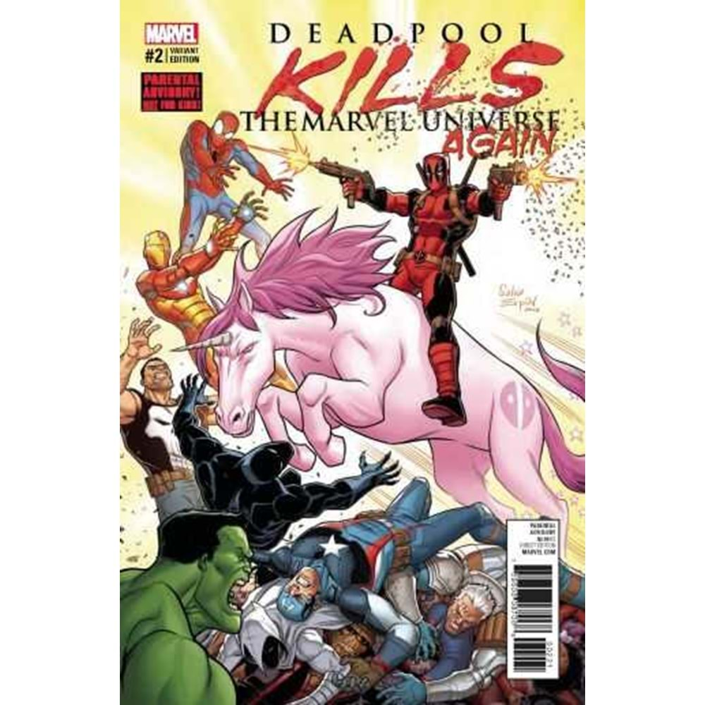 DEADPOOL KILLS MARVEL UNIVERSE AGAIN # 2 ESPIN VARIANT