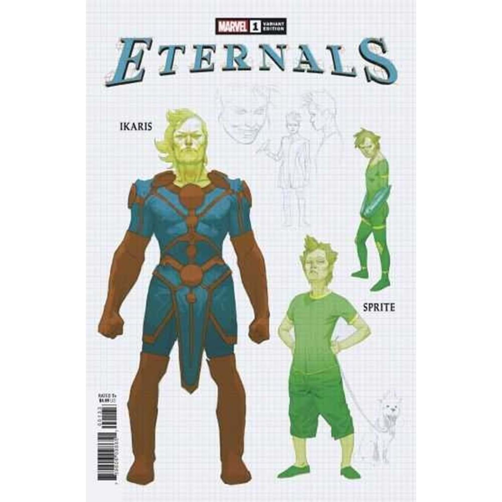 ETERNALS (2021) # 1 1:10 RIBIC DESIGN VARIANT