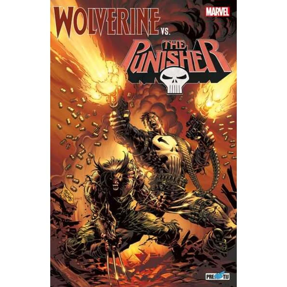 WOLVERINE VS PUNISHER SERT KAPAK