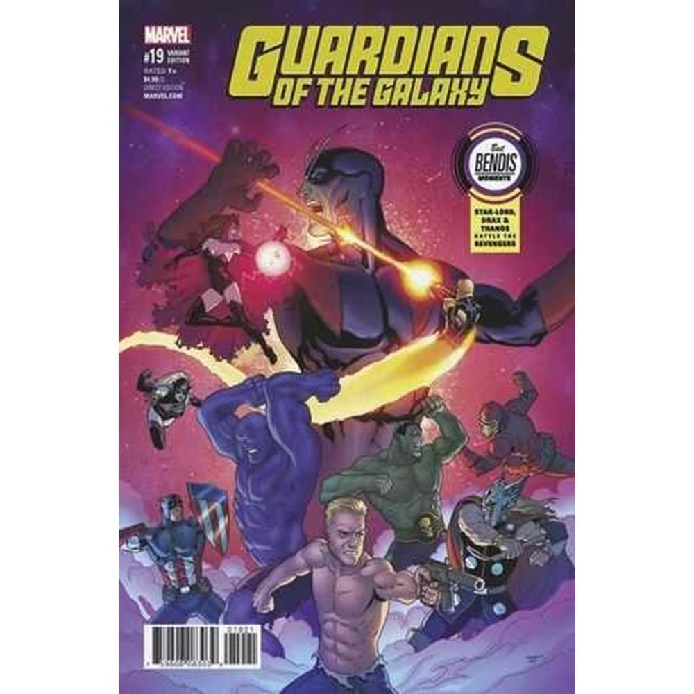 GUARDIANS OF THE GALAXY (2015) # 19 BURROWS BEST BENDIS MOMENTS VARIANT