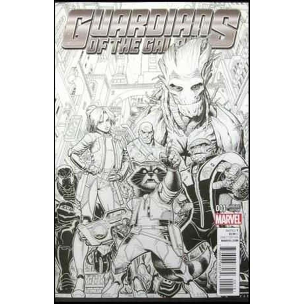 GUARDIANS OF THE GALAXY (2015) # 1 1:100 ARTHUR ADAMS SKETCH VARIANT