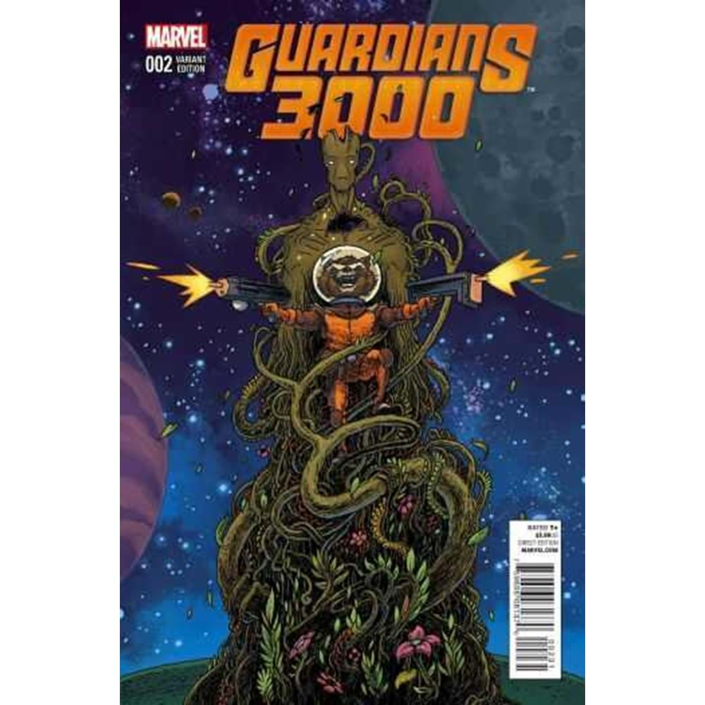 GUARDIANS 3000 # 2 ROCKET RACCOON AND GROOT VARIANT