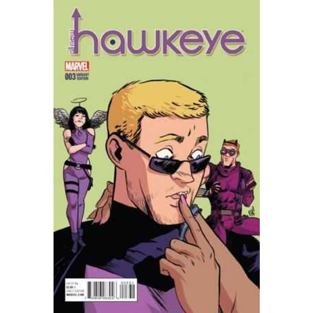 ALL NEW HAWKEYE (2015 SECOND SERIES) # 3 1:25 HENDERSON VARIANT