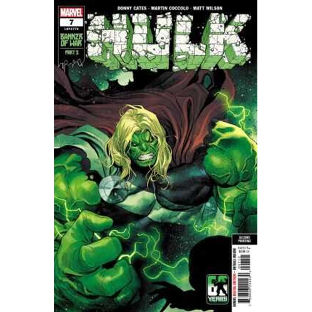 HULK (2022) # 7 SECOND PRINTING COCCOLO VARIANT