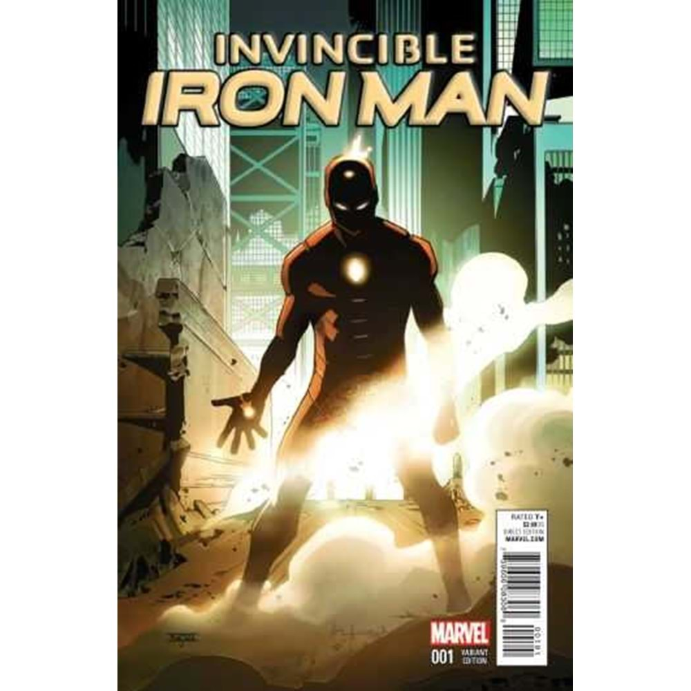 INVINCIBLE IRON MAN (2015) # 1 ASRAR YOUNG GUNS VARIANT