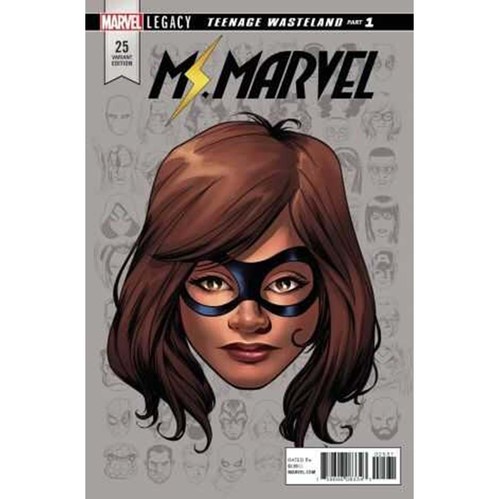 MS MARVEL (2015) # 25 MCKONE HEADSHOT VARIANT