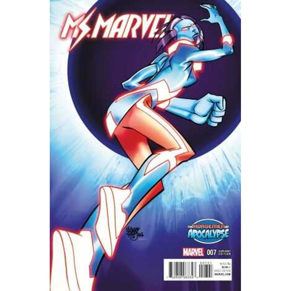 MS MARVEL (2015) # 7 FERRY AGE OF APOCALYPSE VARIANT