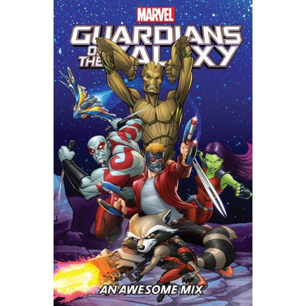 MARVEL UNIVERSE GUARDIANS OF THE GALAXY AN AWESOME MIX DIGEST TPB