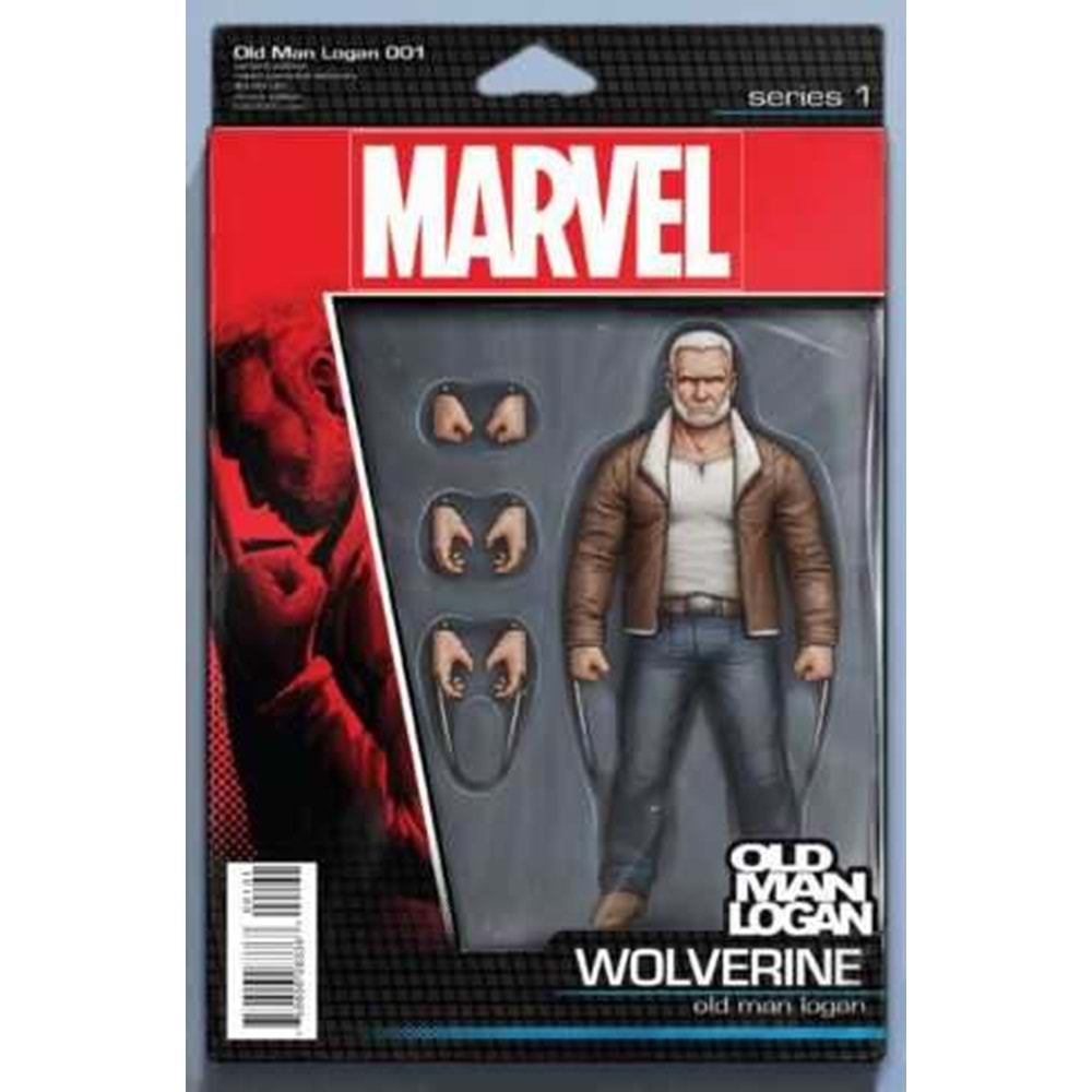 OLD MAN LOGAN (2016) # 1 CHRISTOPHER ACTION FIGURE VARIANT