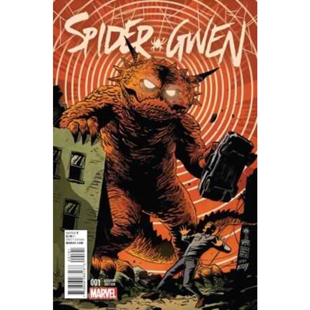 SPIDER-GWEN (2015 SECOND SERIES) # 1 1:10 FRANCAVILLA KIRBY MONSTER VARIANT