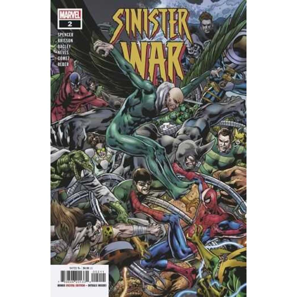 SINISTER WAR # 1-4 TAM SET