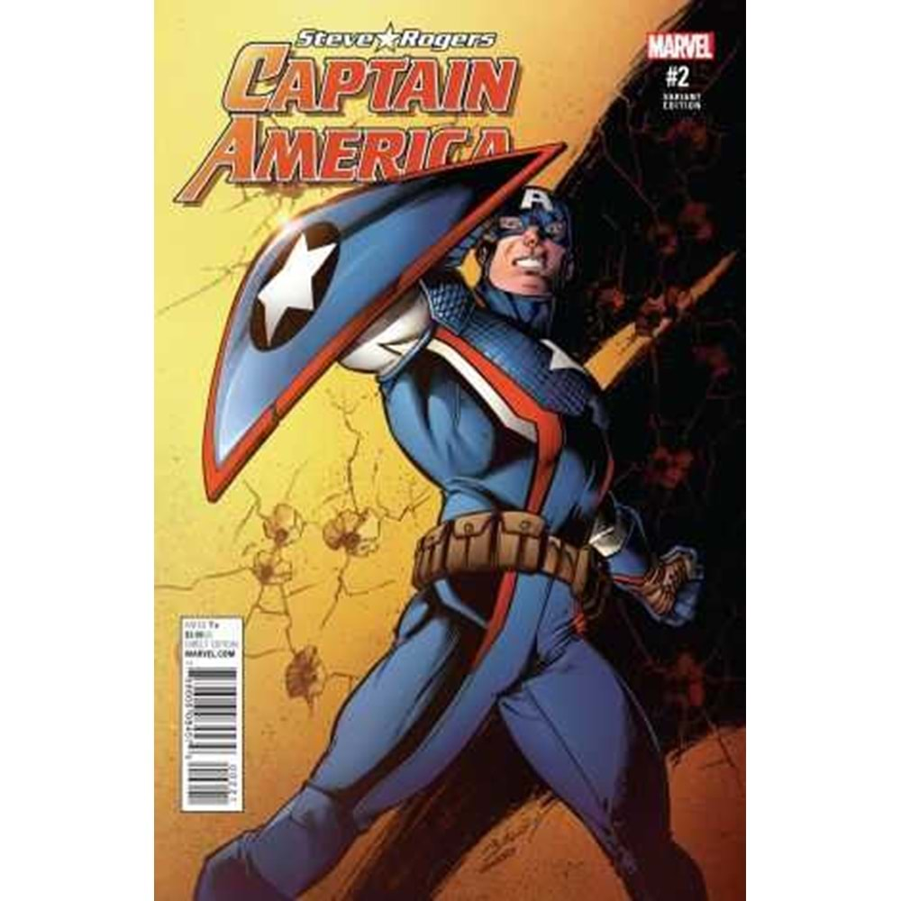 CAPTAIN AMERICA STEVE ROGERS # 2 1:25 BAGLEY VARIANT