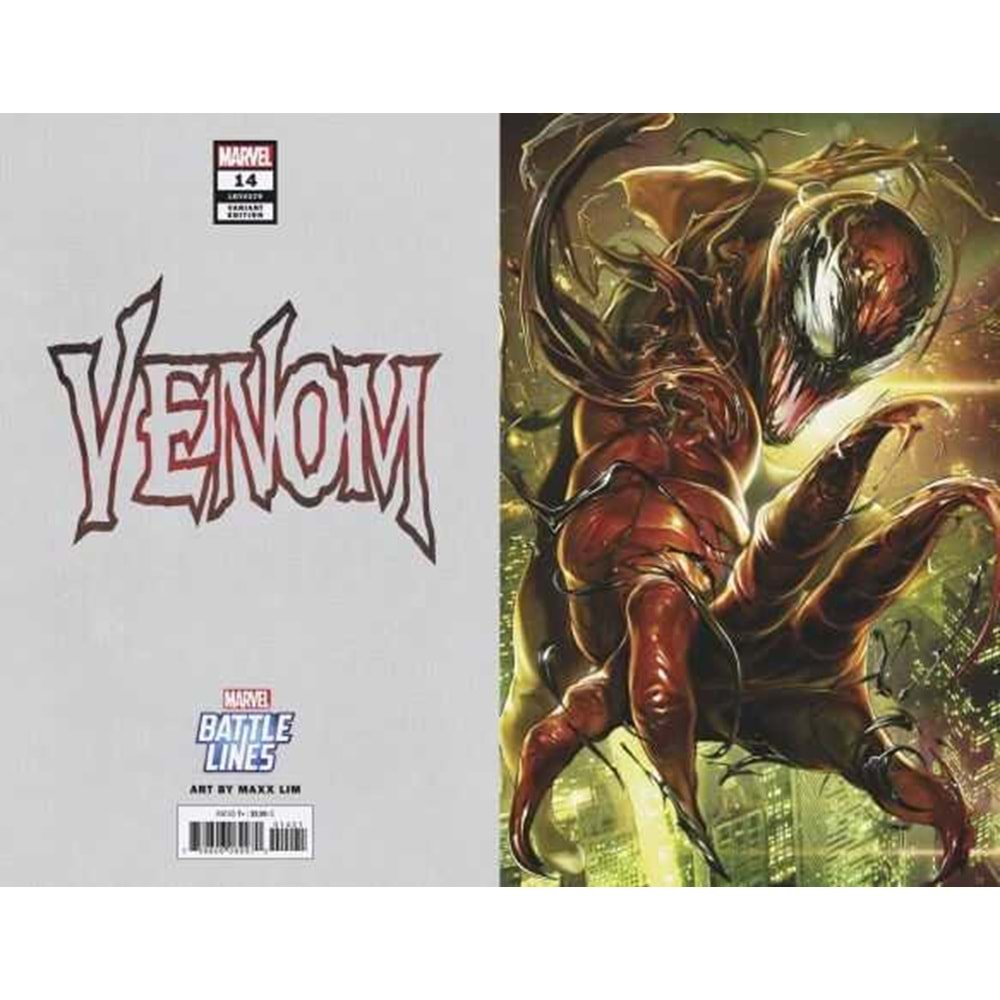 VENOM (2018) # 14 MAXX LIM MARVEL BATTLE LINES VARIANT