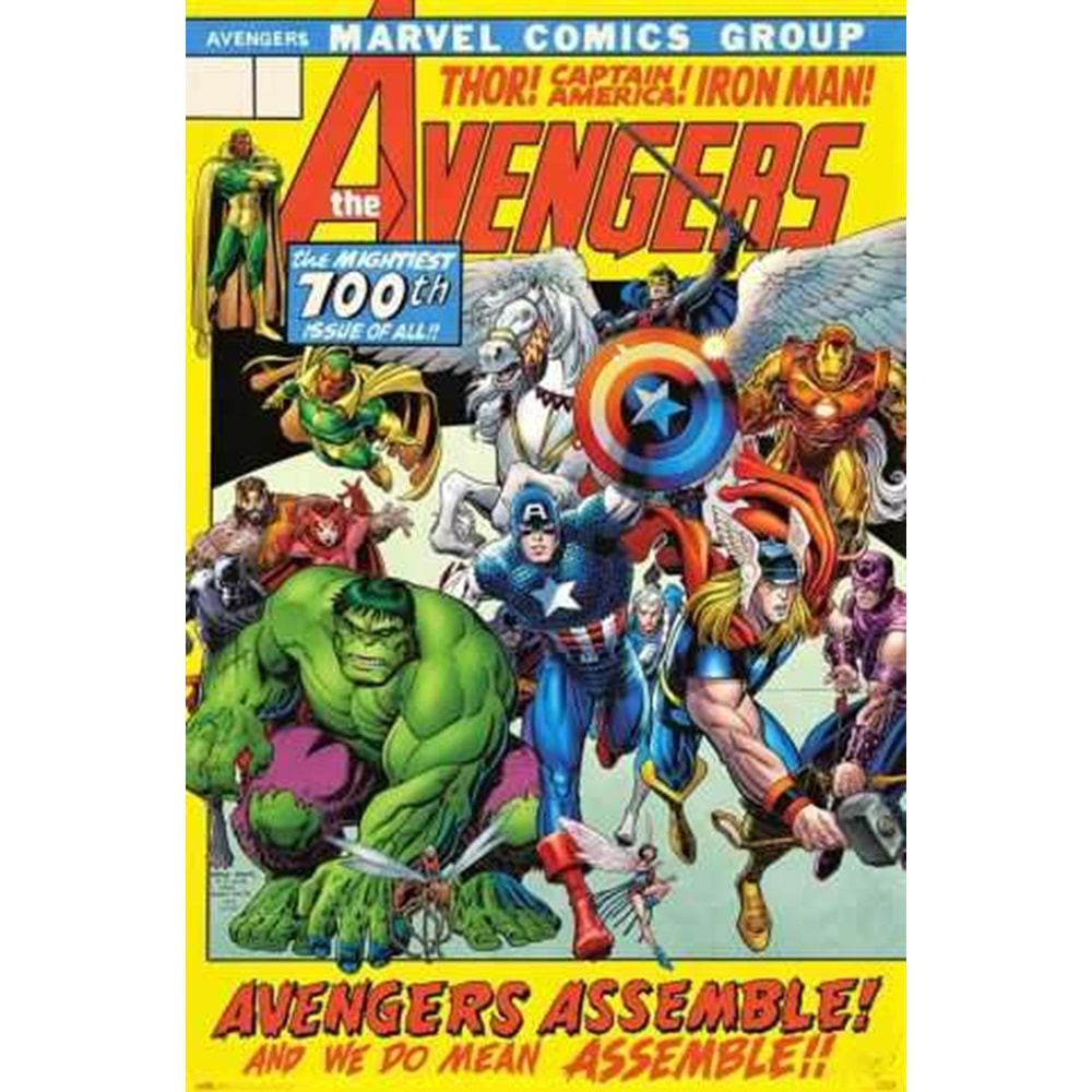 MARVEL AVENGERS # 100 ISSUE POSTER