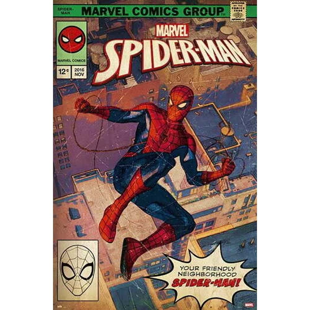 MARVEL SPIDER-MAN COMIC FRONT POSTER