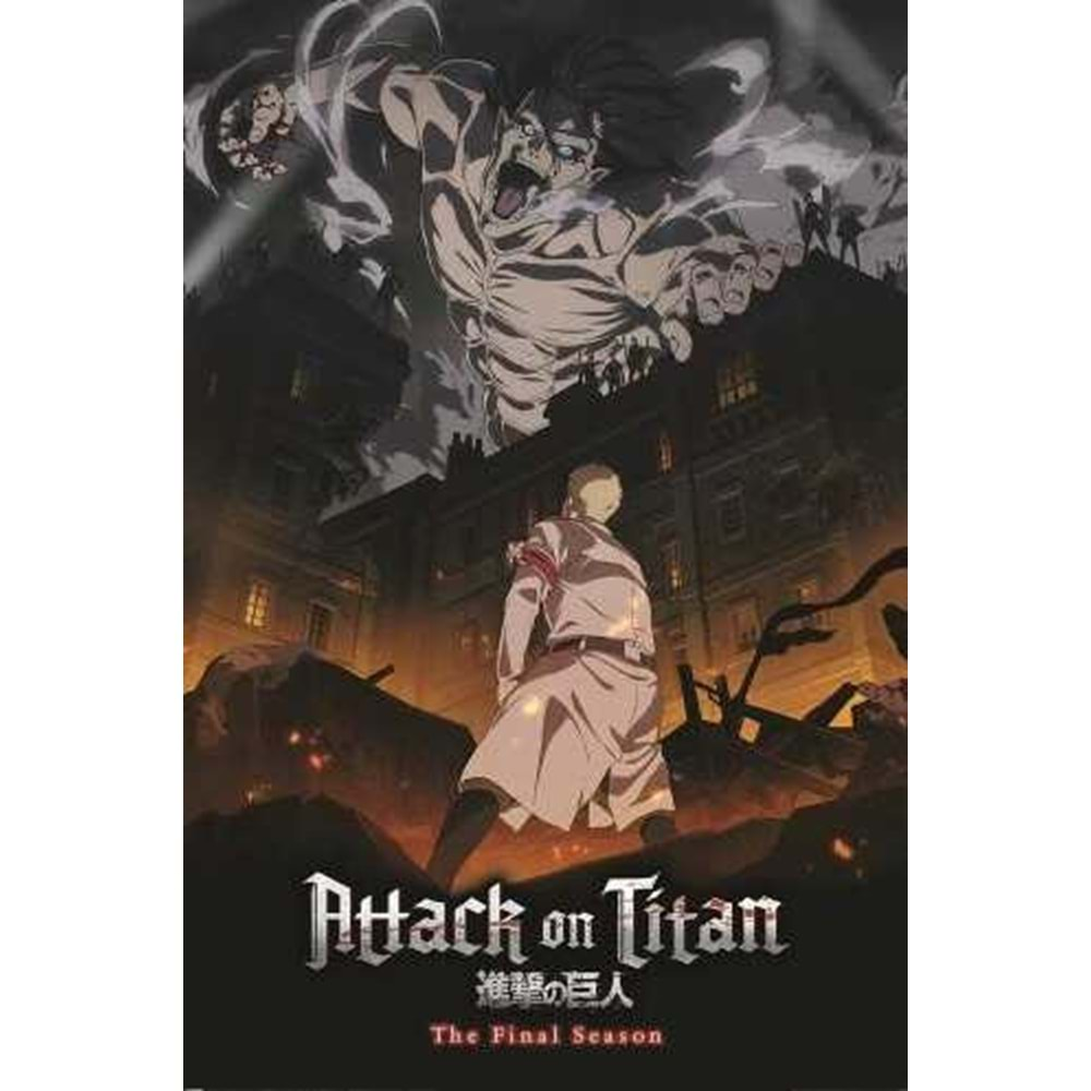 ATTACK ON TITAN SEASON 4 EREN POSTER